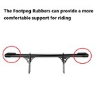 Pair Crash Bar Footpegs Rubber For Harley Dyna Street Bob Fxdb Low Rider Fxdl