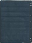 25 Hagner 8 Pocket Black Stock Sheets - 5 Packages Of 5 - 8 Rows Double Sided