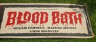 1966  blood Bath  William Campbell Horror 7 Foot Rolled Movie Theater Banner 