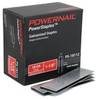 Ps18112 18 Gauge 1 4 Inch Crown 1-1 8 Inch Length Chisel Point Narrow Crown S   