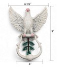 Antique Vintage Style Cast Iron White Dove Door Knocker
