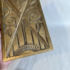 Vtg Or Antique Bronze Or Brass Art Deco Architectural Salvage Panel Elevator 