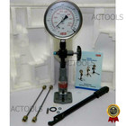 Diesel Injector Nozzle Pop Tester 0- 600 Bar Dual Scale 0-8500 Psi Gauge Usa