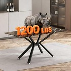 28 Inch Dining Table Base Only  Heavy Metal Table Legs For Wood   Glass Diy