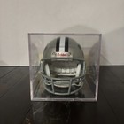 Larry Brown Signed Mini Helmet With Coa Kansas State Wildcat