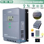30-100a Mppt Solar Panel Charge Controller Battery Regulator 12v 24v 36v 48v Lcd