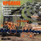 55 Inch High Limb Rope Saw With 70 Sharp Teeth  Effortless 360   Arborist Chai   
