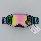 Scott Usa Prospect Goggle Heritage Retro Mint Green Pink Chrome Lens Mx atv utv