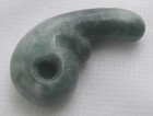 Japanese Ancient 2 7th Cent Jade Magatama Pendant Fetus Natural Japan Antique