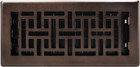  4-pack  Ajh410-rb Oriental Floor Register  4x10 Inches  Rubbed Bronze Finish