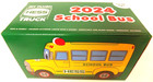 2024 Hess Truck  Plush School Bus Led Lights Sound Effects Sold Out By Hess  Mib