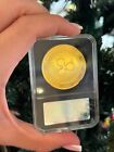 Lot Of 10 Xrp Physical Coin In Rectangle Protective Case New 