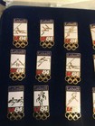 1984 Olympic Games Los Angeles Sponsor Labatt Beer Pin Set All 21 Sports In Case