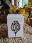 Mary Maxim Design Works 6052 Satin Ball Sequin Bead Ornament Kit Blue Marquis     