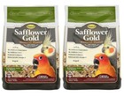 Natural Safflower Gold Blend Food For Conures   Cockatiels - 2 Pack  6 Lbs Total