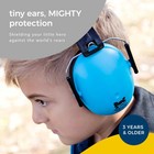 Baby Banz Earmuffs Kids Hearing Protection - Ages 1 Count  pack Of 1   Blue