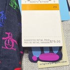 Original Penguin Men s Board Shorts Size 29 Navy Penguin Print Drawstring
