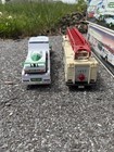 Lot Of 12 Hess Toys trucks helicopter race Car space Shuttle fire Truck