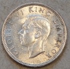 New Zealand 1942 6 Pence Lustrous Au As Pictured