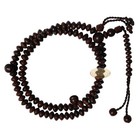 Muslim Tasbih Prayer Beads Natural Hard Tamarind Wood - Saucer-shape 5x9mm Beads