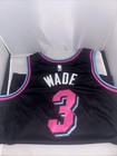 Nike City Edition Dwyane Wade Miami Heat 2019-2020 Wave Jersey 52xl Black