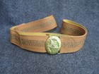 Vintage Ussr Russian Soviet Military Officer s Parade Belt - Authentic original