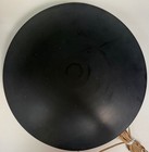 Vintage Mcm Black Metal Saucer Ufo Wall Sconce Lamp Mid Century Modern Lighting