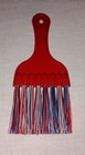 Vintage Sohio Red Plastic Whisk Broom For Cars   Trucks
