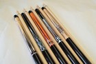 Set Of 5 Carom Cues New Canadian Maple Carom Billiard Cue Stick Free Shipping