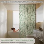 Window Film Privacy Decorative Frosted Glass Cling Static 17 7  X 78 7