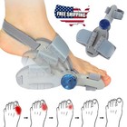 2pcs Big Toe Bunion Corrector Splint Straightener Foot Pain Relief Hallux Valgus