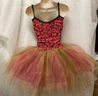 Designer Sample Dance Unfinished Ballet Short Tutu Costume 3 Colors Ras gold Sma