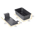 Chicago Metallic Professional Healthy Meatloaf Pan With Insert  2-piece Set Gray