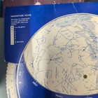 The Night Sky Star Chart Celestial Atlas For 30  - 40   North Latitude 1977