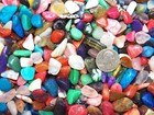 3000 Carat Lots Of Size  3 Tumbled Polished Gemstones   A Free Faceted Gemstone