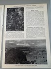 1936 Rand Mcnally Atlas - South America  2-page Map  - Original