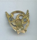Spanish American Philippine War Officer Eagle Collar Device Rare 4-year Use Only