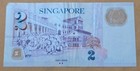 Singapore          Two  2  Dollars Banknote 2011  p  46e   Polymer 