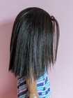 American Girl Truly Me 47  Wig Only Straight Dark Hair For Custom Doll