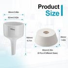 100mm Buchner Filter Funnel Kit Porcelain Funnels Ceramic Buchner Filter Vacuum