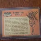 Topps 1966 Batman Black Bat Base Set Non-sport Card  27 Sinister Smile