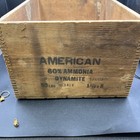 American Chemical General Explosive Empty 50 Lb Dynamite Box Wood Crate Vintage