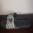 Nike Men s Slides  Size 13 Sandals Just Do It  Benassi Jdi Comfort Black White