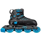 Roller Derby Custom Adult In-fit Skates - Blue black 7-10