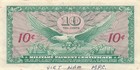 Usa mpc  10  Cents   1964  Series Of 641  Plate   83  Circulated Banknote Xxi