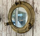 Nautical Maritime Nautical Antique Brass Porthole 12 Inch Ship Porthole Navy
