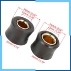 Universal Pack  2  Car An10 To An10 Male Coupling Hose Fitting Adapter Black
