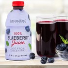  2 Pack  Antioxidant Solutions 100  Blueberry Juice Not From Concentrate  32 Fl