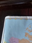 Hammond World Map  50  X 37 5    Laminated Vintage 2001 Poster