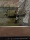 President Donald J Trump Signed Framed Photo Of Him Golfing With Coa 